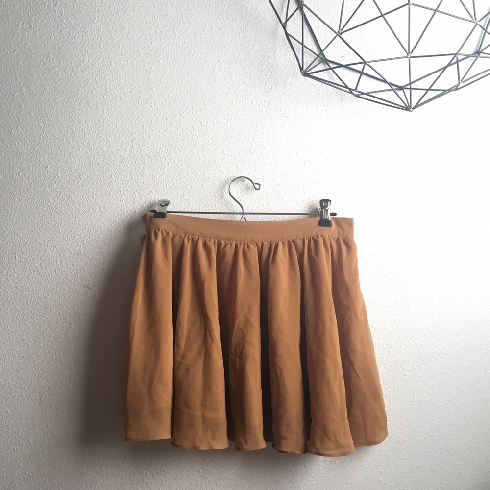 Forever 21 | Mustard Yellow Skater Skirt